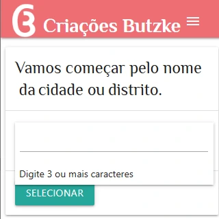 Escolha da Cidade